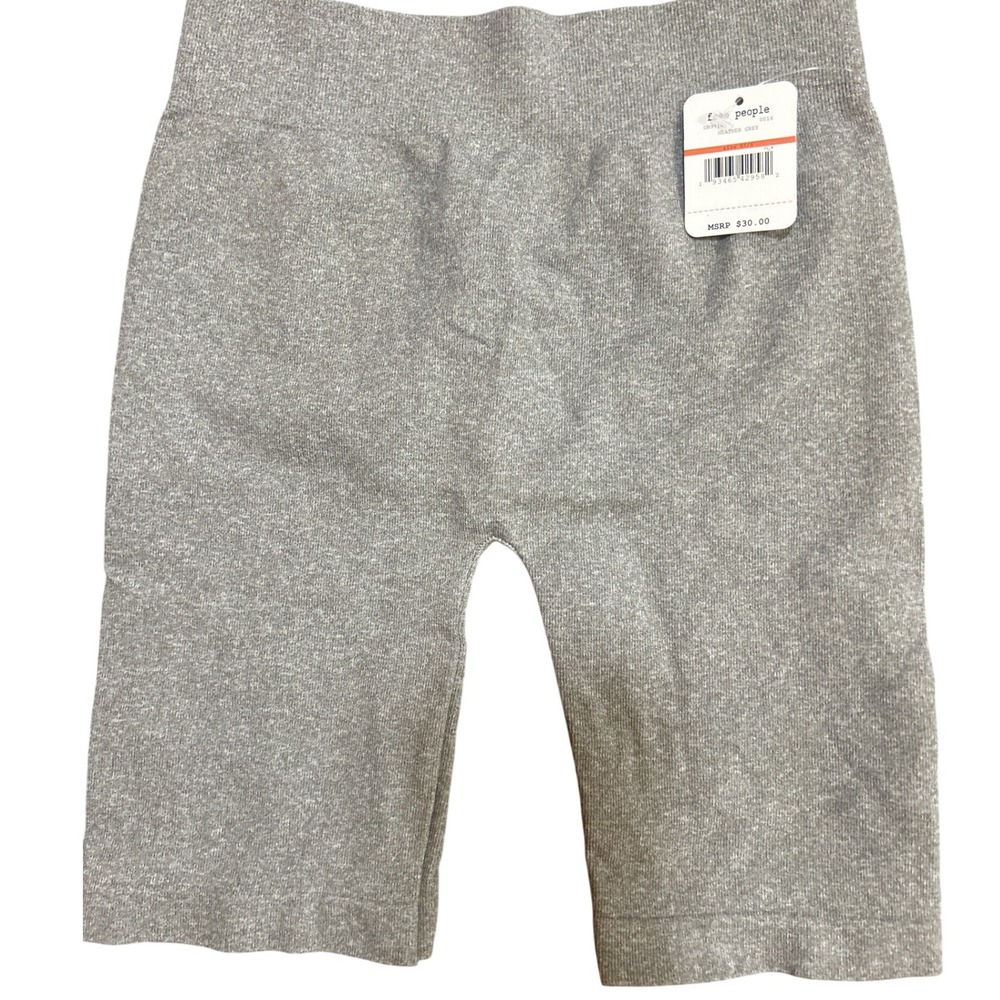 Free People Intimately Biker Shorts Heather‎ Grey OB991029 Womens XS/S New
